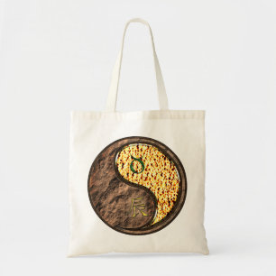 Taurus & Fire Dragon Tote Bag