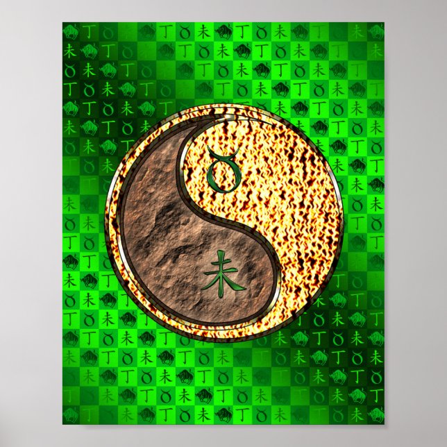 Taurus & Fire Goat Poster (Front)