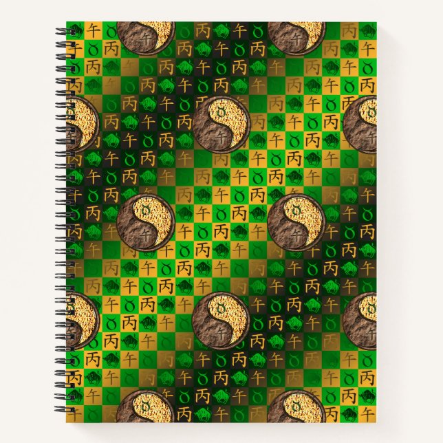Taurus & Fire Horse Notebook (Front)