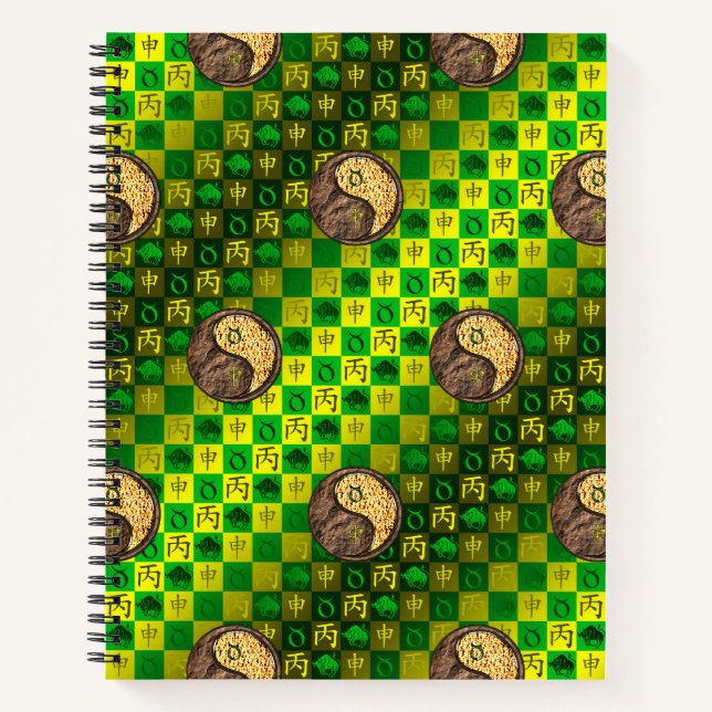 Taurus & Fire Monkey Notebook (Front)