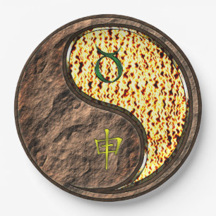 Taurus & Fire Monkey Paper Plate