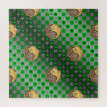 Taurus & Fire Rabbit Jigsaw Puzzle<br><div class="desc">For those born under the sign of Taurus in the Year of the Fire Rabbit.</div>