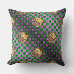 Taurus & Fire Rooster Cushion