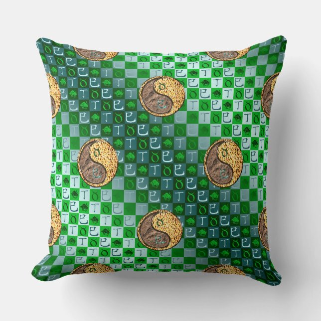 Taurus & Fire Snake Cushion (Front)