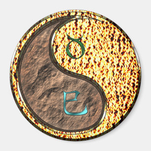 Taurus & Fire Snake Magnet