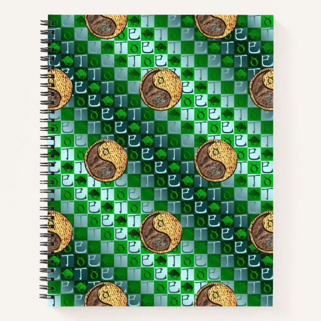 Taurus & Fire Snake Notebook (Front)