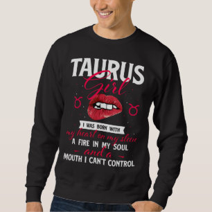 Taurus Girl  Zodiac Sign Astrology Astrologer Horo Sweatshirt