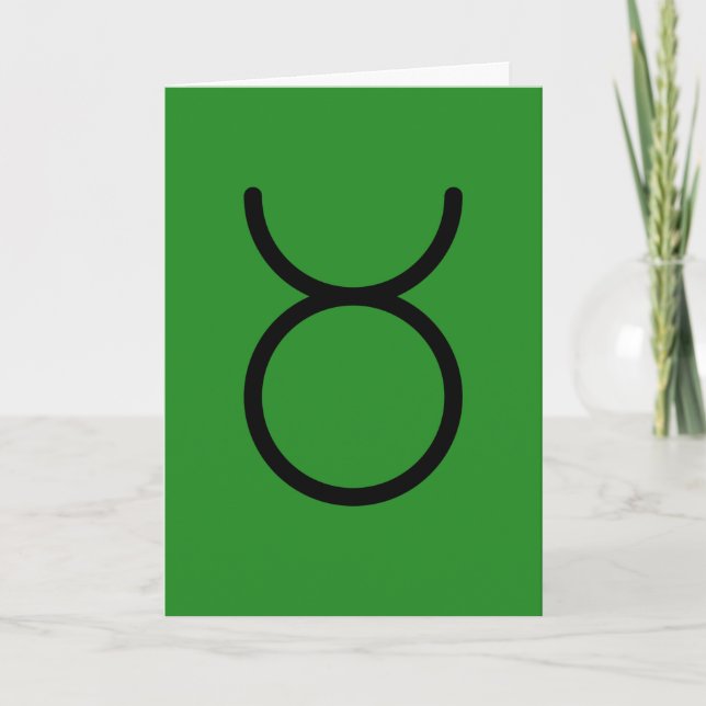 Taurus Greeting Card (Front)
