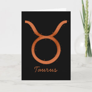 Taurus Greeting Card- Blank Card