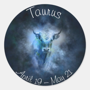 Taurus Horoscope Zodiac Sign Stickers