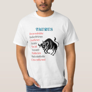 Taurus Horoscope Zodiac Sign T-Shirt