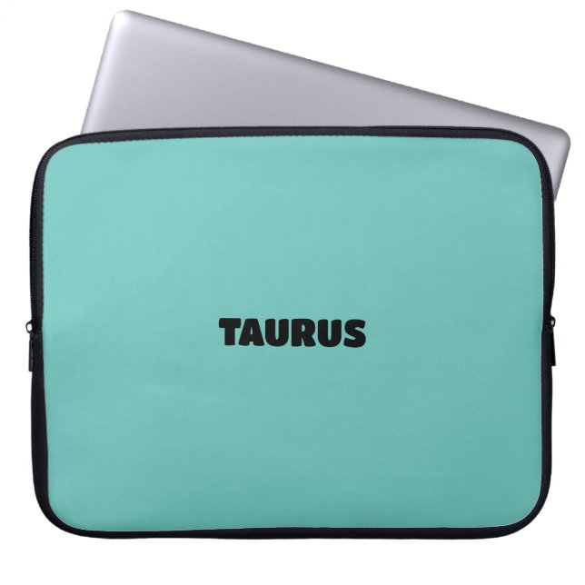 Taurus  laptop sleeve (Front)