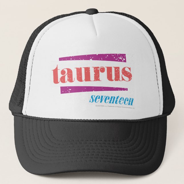 Taurus LtPink Trucker Hat (Front)