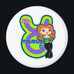 Taurus Magnet<br><div class="desc">Show all of your cosmic friends your love for Zodiac Girls,  purchase this Taurus magnet. Customise it to your style and colour of choice.</div>