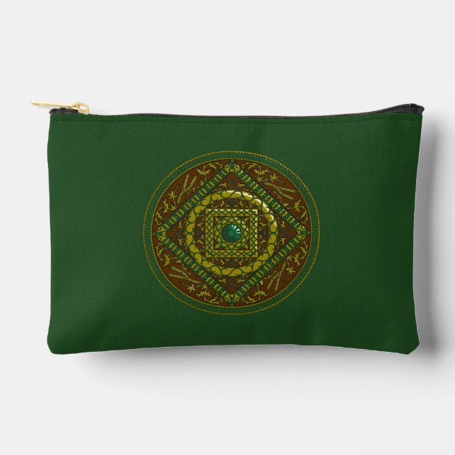 Taurus Mandala Accessory Pouch (Front)