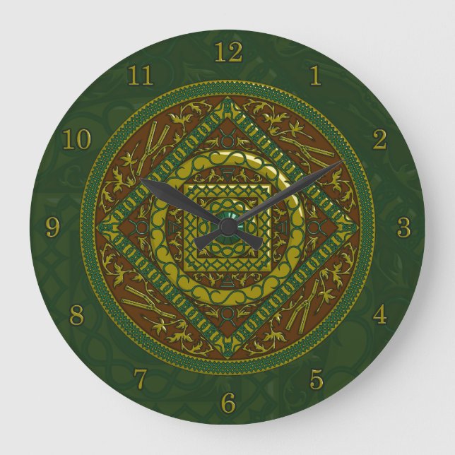 Taurus Mandala Clock (Front)