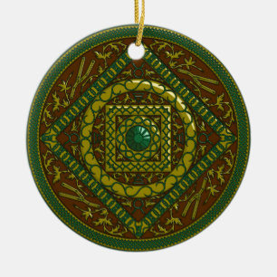Taurus Mandala Ornament
