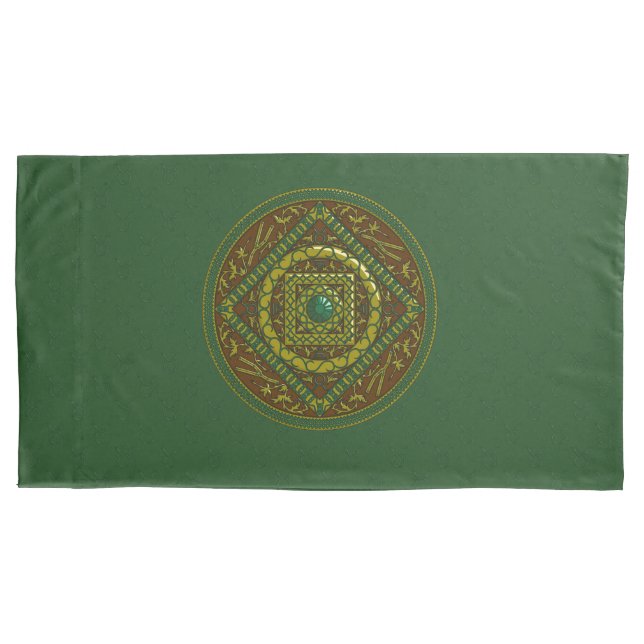 Taurus Mandala Pillowcase (Front)