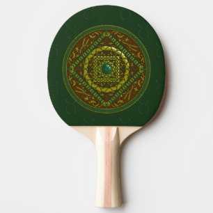 Taurus Mandala Ping Pong Paddle