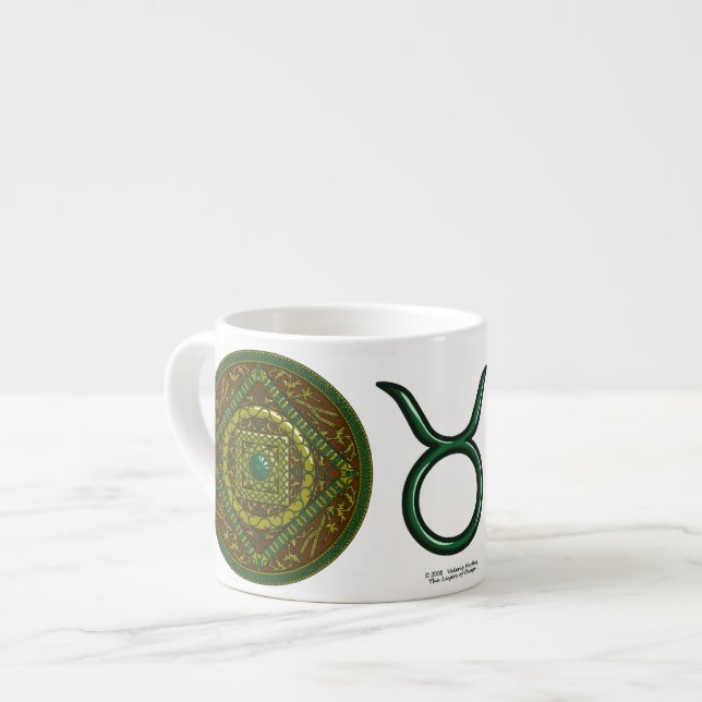 Taurus Mandala Speciality Mug (Front Left)