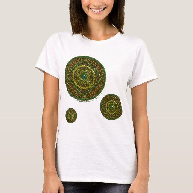 Taurus Mandala Women's Light Shirt (Front)