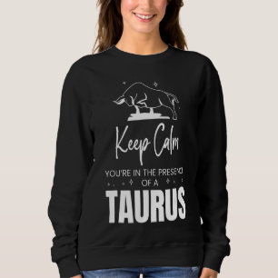 Taurus Merchandise Season Zodiac Sign Astrographic Sweatshirt