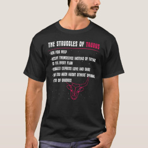 Taurus Merchandise Season Zodiac Sign Astrographic T-Shirt