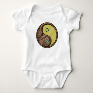Taurus & Metal Dog Baby Bodysuit
