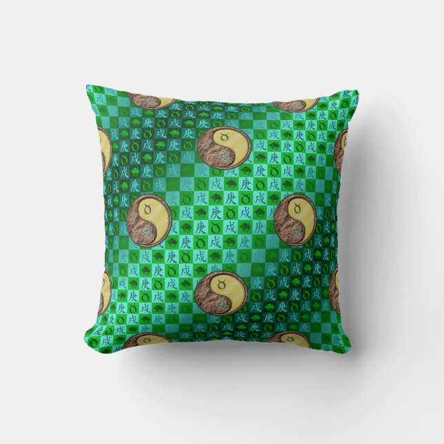 Taurus & Metal Dog Cushion (Front)
