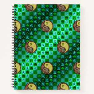 Taurus & Metal Dog Spiral Notebook