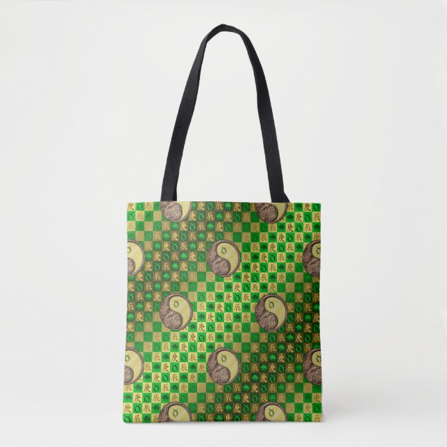 Taurus & Metal Dragon Tote Bag (Front)