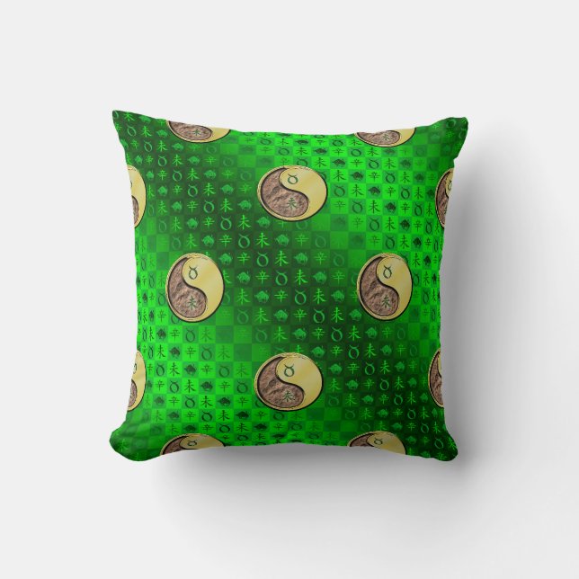 Taurus & Metal Goat Cushion (Front)