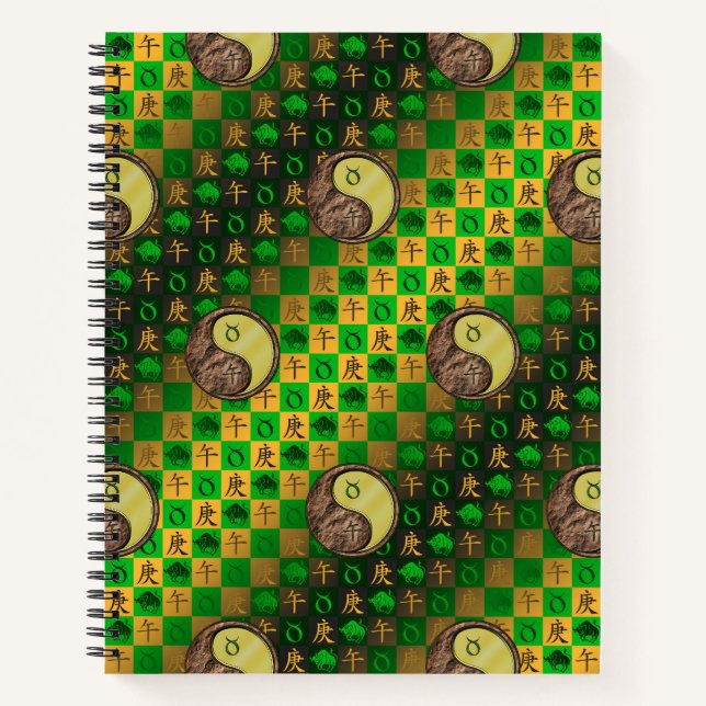 Taurus & Metal Horse Notebook (Front)