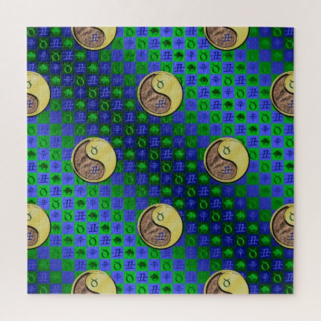 Taurus & Metal Ox Jigsaw Puzzle (Vertical)