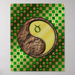 Taurus & Metal Rat Poster