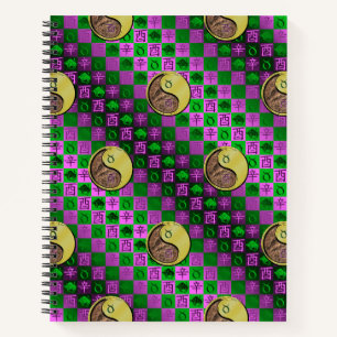 Taurus & Metal Rooster Notebook