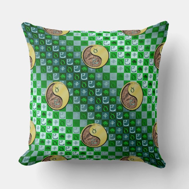 Taurus & Metal Snake Cushion (Front)