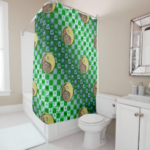 Taurus & Metal Snake Shower Curtain