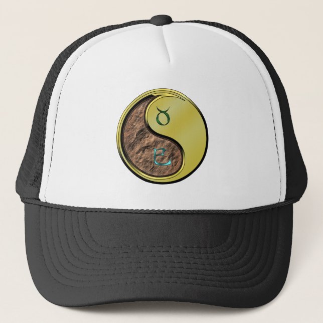 Taurus & Metal Snake Trucker Hat (Front)