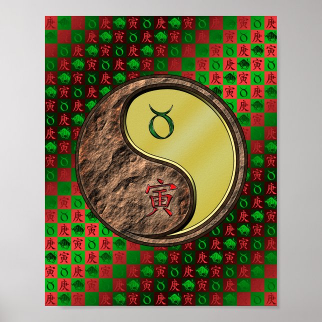 Taurus & Metal Tiger Poster (Front)