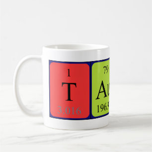 Taurus periodic table name mug