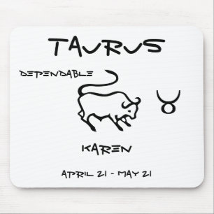 Taurus Personalised Mouse Pad