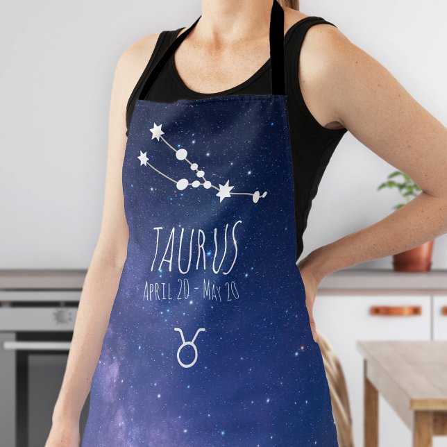 Taurus | Personalised Zodiac Constellation Apron (Creator Uploaded)