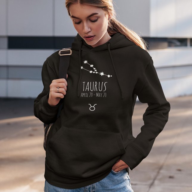 Taurus | Personalised Zodiac Constellation Hoodie (Creator Uploaded)
