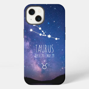 Taurus Personalised Zodiac Constellation iPhone 13 Case