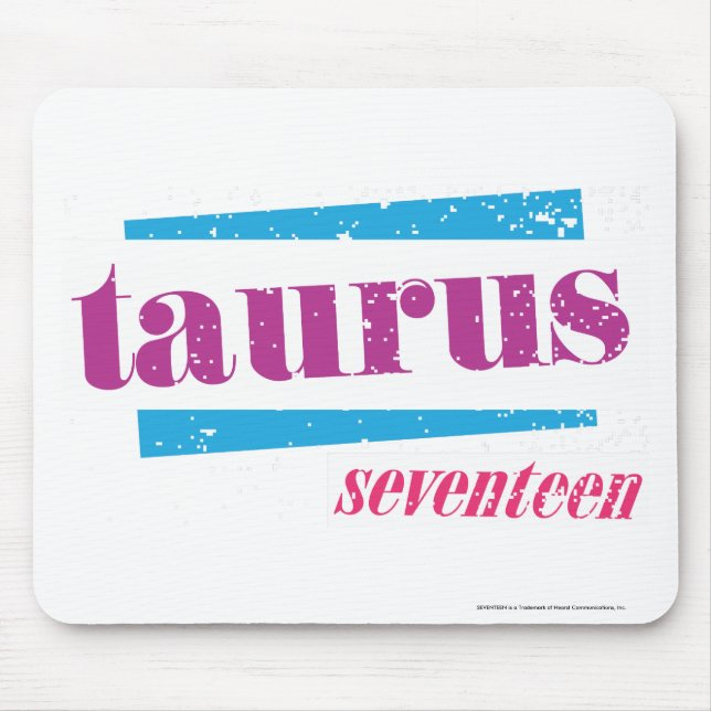 Taurus Purple Mouse Pad (Front)