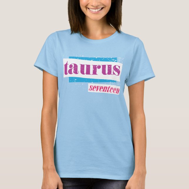 Taurus Purple T-Shirt (Front)