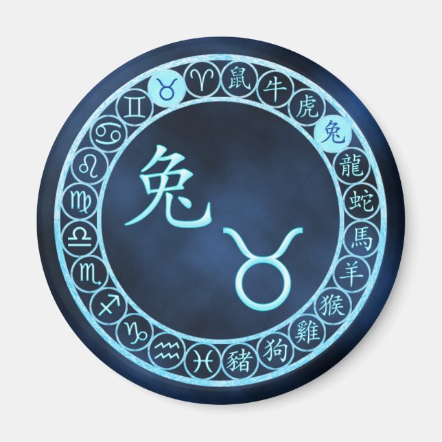 Taurus/Rabbit Magnet (Front)