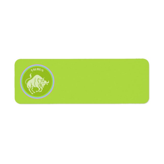 Taurus Return Address Label (Front)