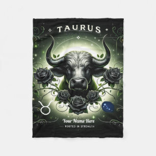 Taurus “Rooted in Strength” Fleece Blanket